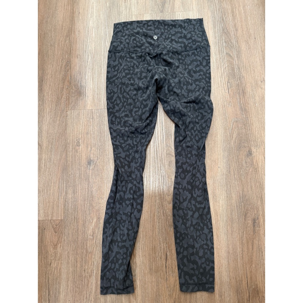 Lululemon‎ Align High-Rise Pant 25" Leoflage Black Multi Size 8 LW5CQDS